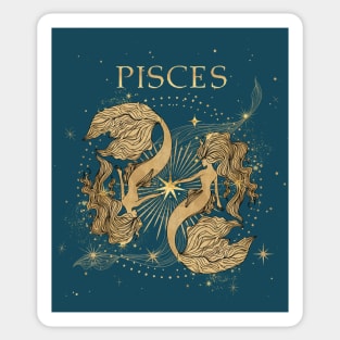 Pisces zodiac sign Sticker